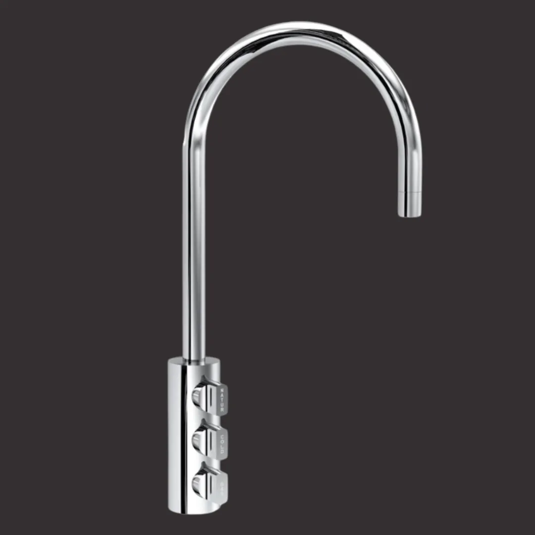 Vorschau: Living Water Sprudel Wasserhahn mit Kohlensäure und Wasserfilter, Zusatzarmatur C-Auslauf