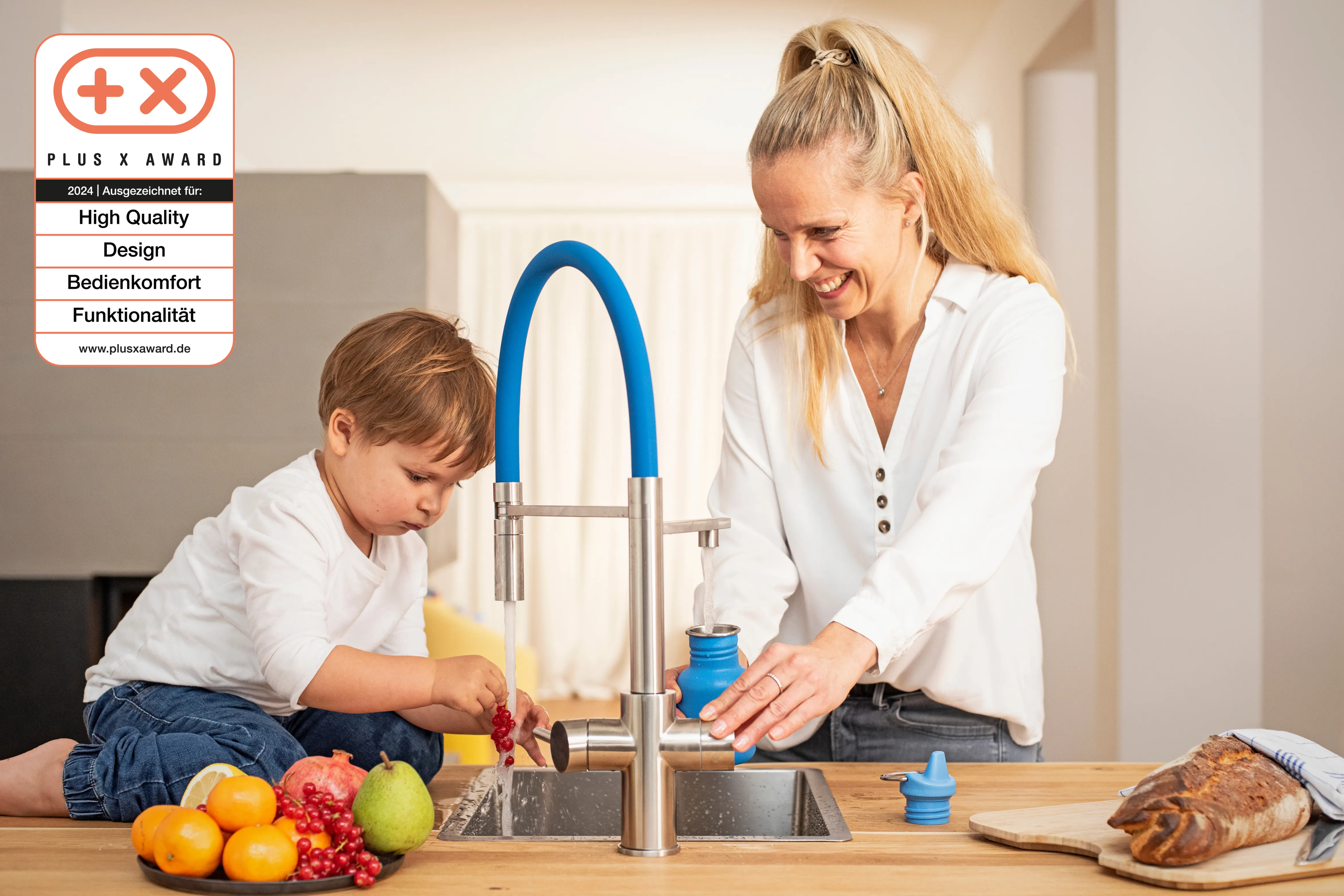 Living Water Ausgezeichnet mit PLUS X AWARD, LivingTap Pro Auszeichnung, Living Water Auszeichnung