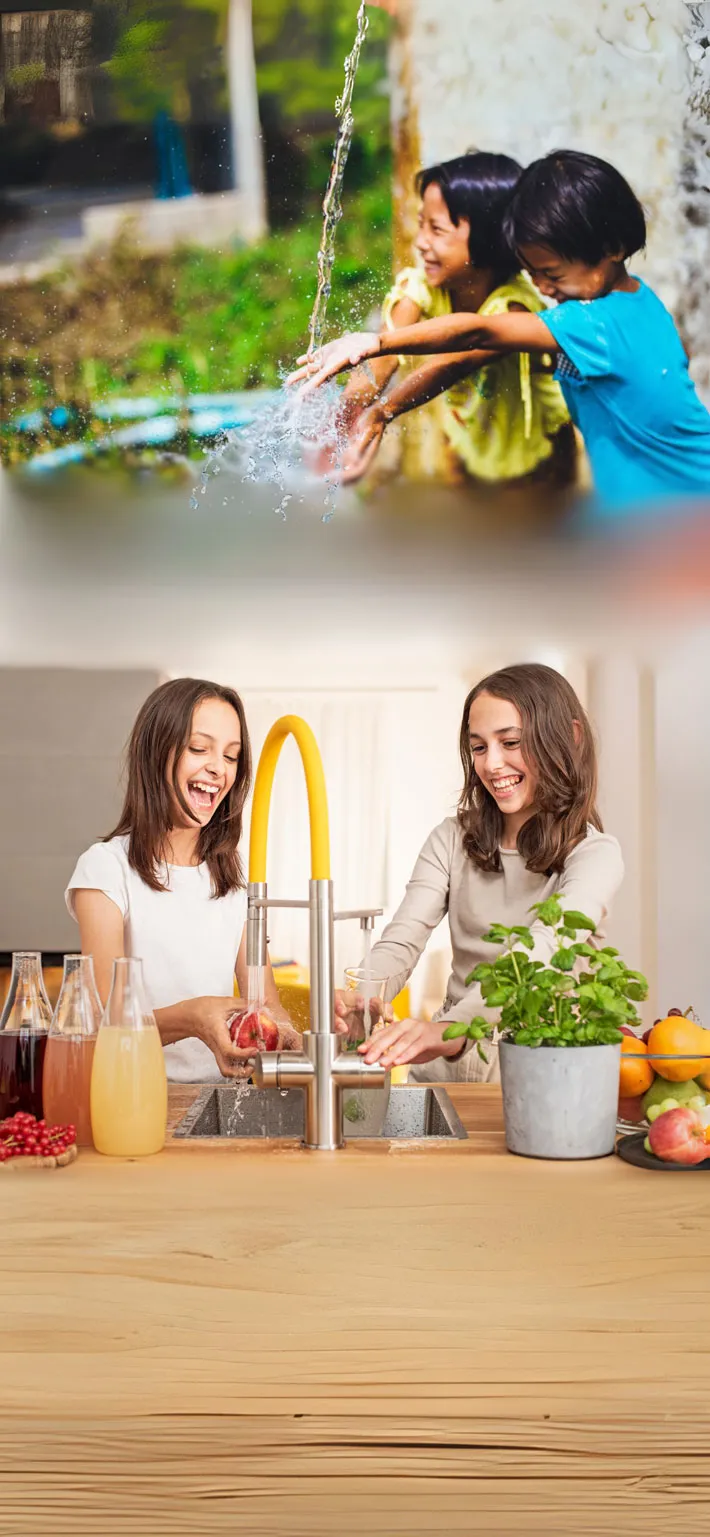 Über Living Water, Wasserspender und soziale Verantwortung