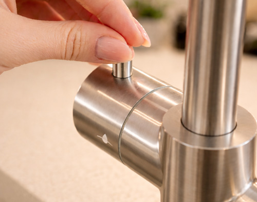 LivingTap Armatur – mechanische Bedienung ohne Touchfeld, Display oder WLAN